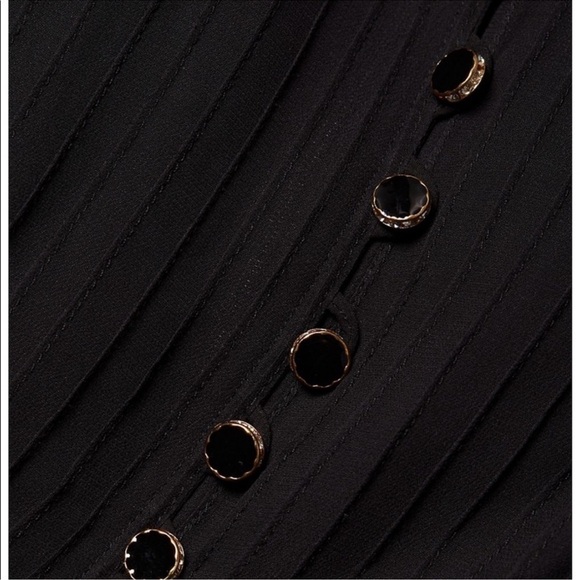 ZIMMERMANN spliced mesh long sleeve mini dress black with slip and belt - Picture 2 of 14